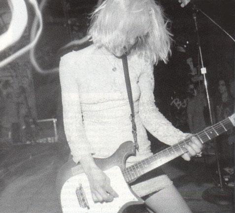 Courtney Love plays the guitar.