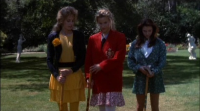 Heathers, left to right: McNamara, Chandler, Duke. Heathers, left to right: McNamara, Chandler, Duke.