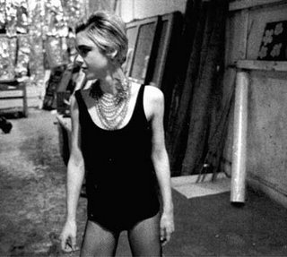 Edie Sedgwick in a leotard.