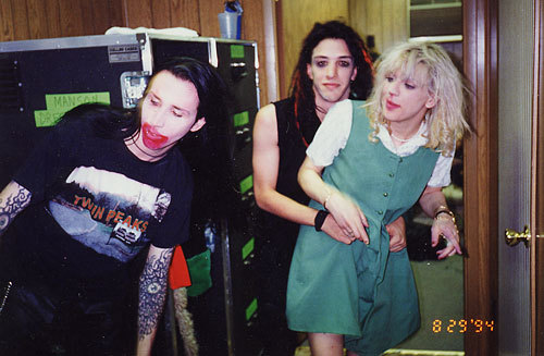 Love, Manson and Reznor, 1994.