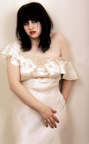Lydia Lunch in white.