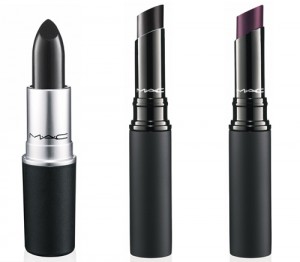 MAC's black lipsticks.