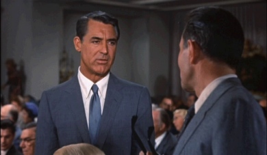 Cary Grant and James Mason in North by Northwest.