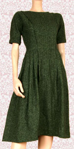 1950s green dress.