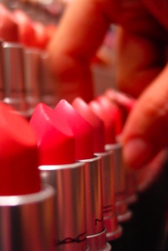 Lipstick army. Photo by vidrio.