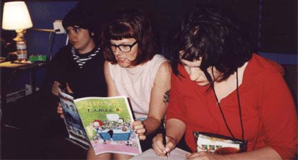 Bratmobile. Photo from now-defunct band website.