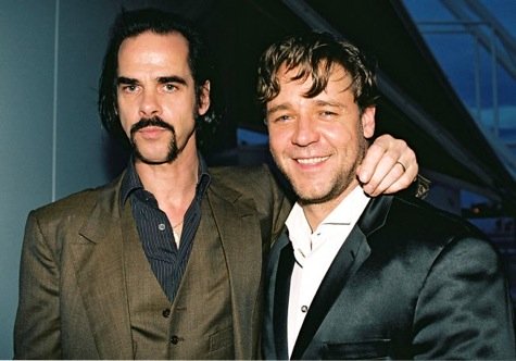 Nick Cave and Russell Crowe.