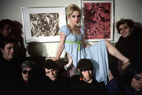 Edie Sedgwick and the Velvet Underground.