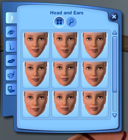 Sims 3 face shape. Sims 3 face shape.