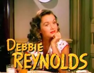 Debbie Reynolds in I Love Melvin. In the 1950s, curly hair was in fashion.