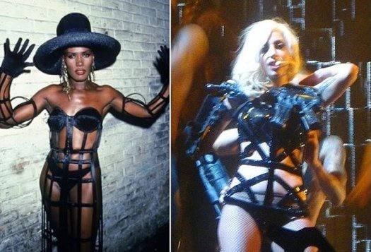 Lady Gaga vs. Grace Jones.