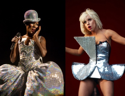 Lady Gaga vs. Grace Jones.