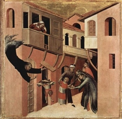 Painting by Simone Martini.