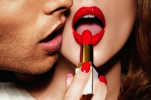 Tom Ford's lipstick ad.