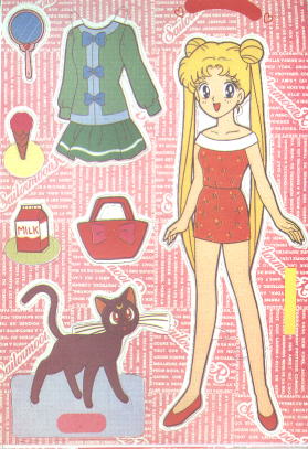 Sailor Moon paper doll